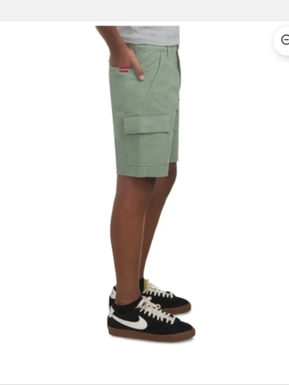 Levi's Boys Utility Cargo Short Comfort Stretch Adjustable Waist Flex Stretch Wa